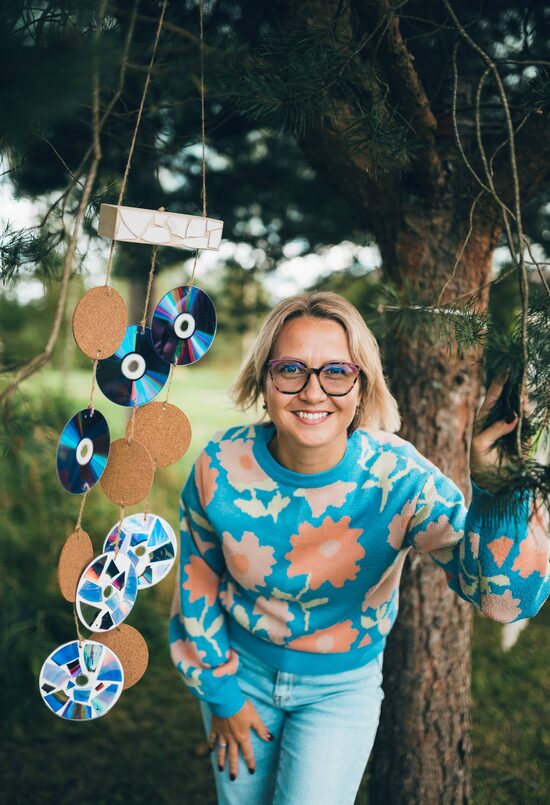 SVĒTDIENAS AKTĪVI - RADOŠĀ MEISTARKLASE SALACGRĪVĀ" RADI AR DABU".